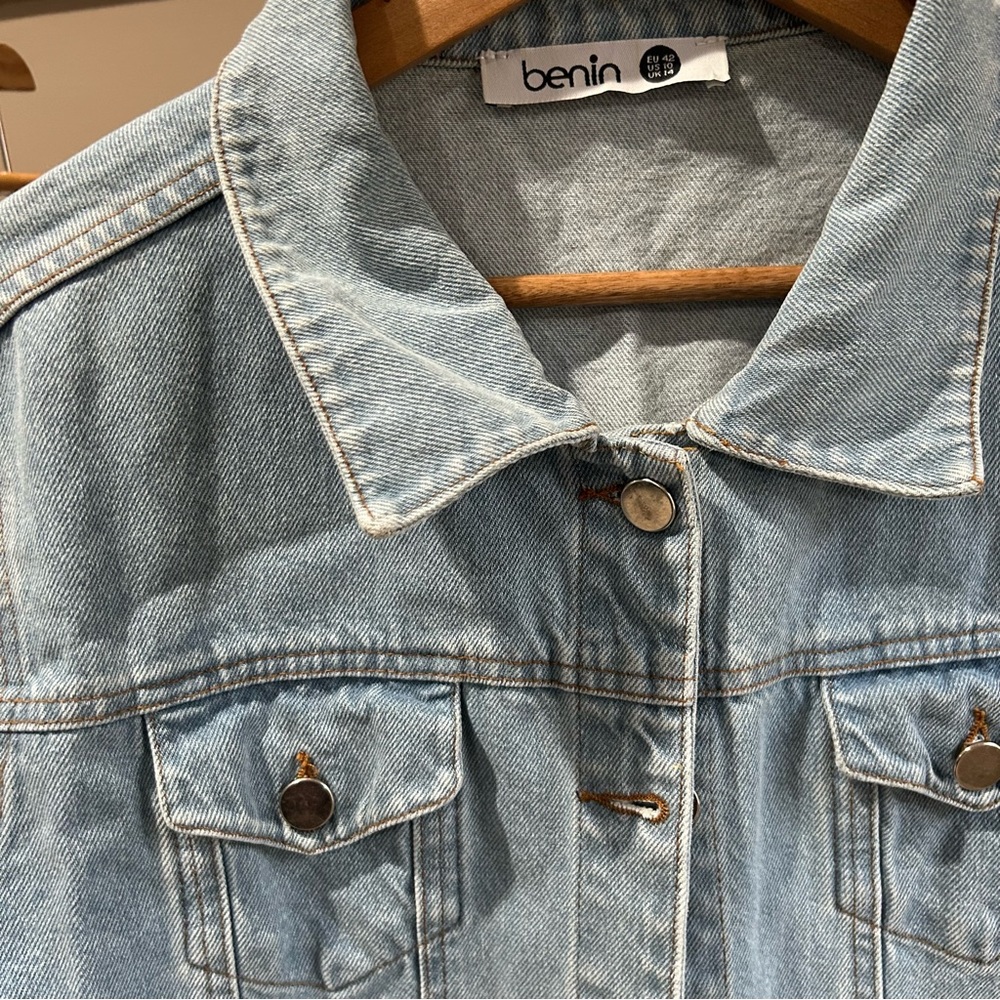 Long Denim Jacket - Picture 3 of 4